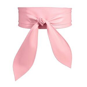 8697 Womens Obi Belt Fashion Corset Wrap Around Leather Knotted Cinch Tie Wide